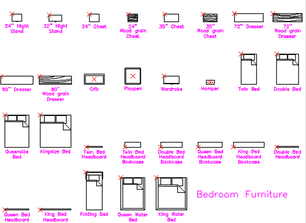 Furniture dwg file - Cadbull