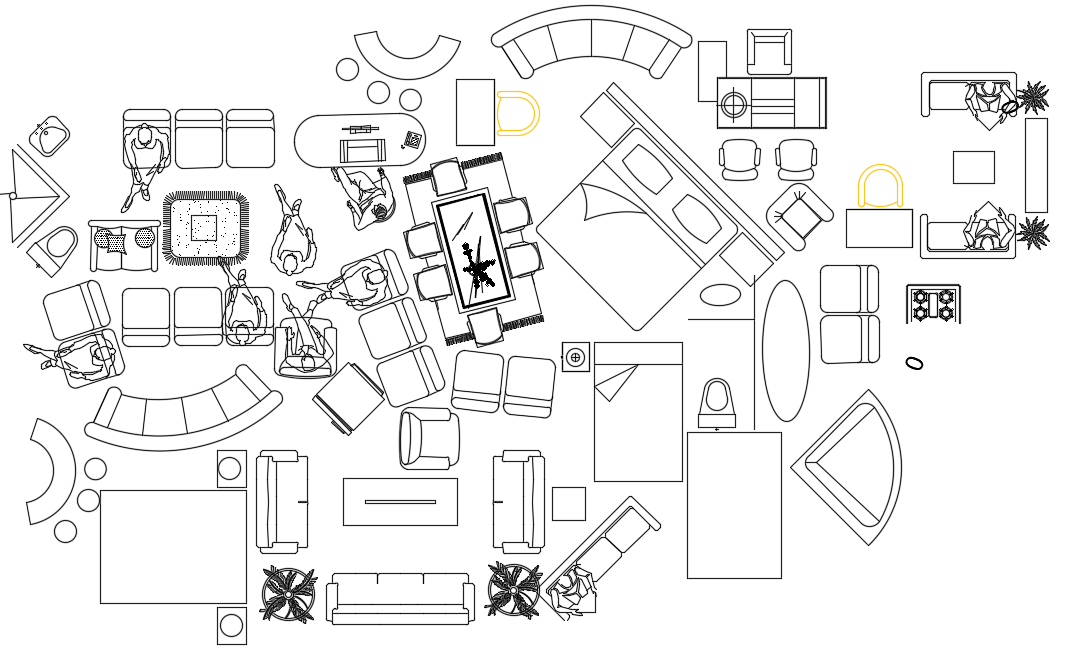 Furniture Detail Dwg File Cadbull 3638