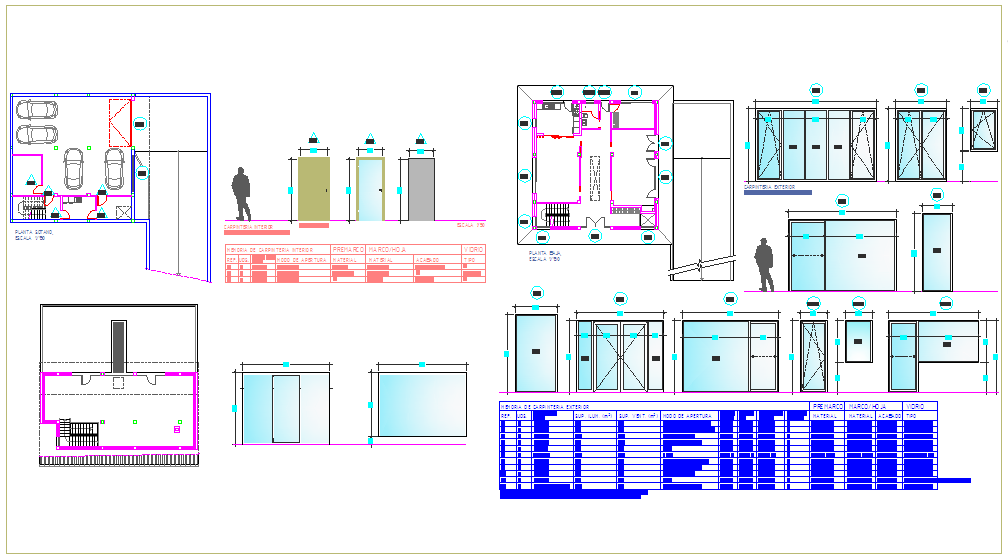 Furniture Lay-out design for single family - Cadbull