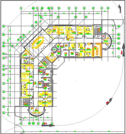 Furniture layout dwg file - Cadbull