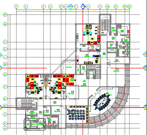 Furniture layout dwg file - Cadbull