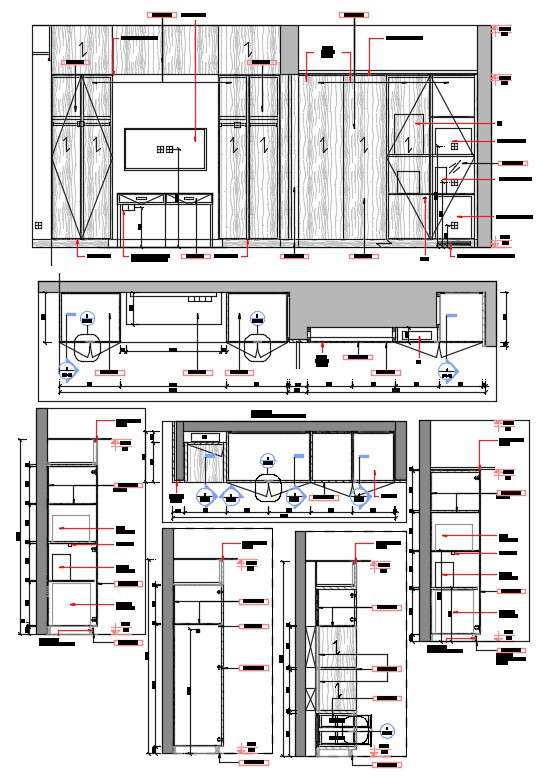 Furniture detail of living room shown in this cad drawing file ...