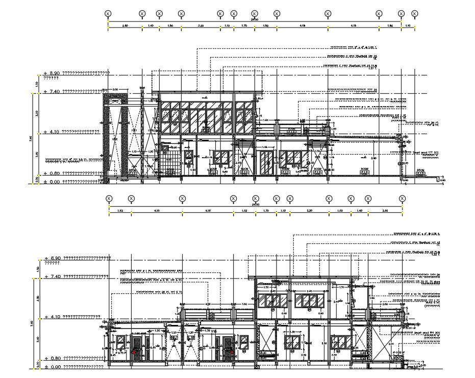 G1 House Section Details Are Given In This Autocad Dwg Drawing Filedownload The Autocad