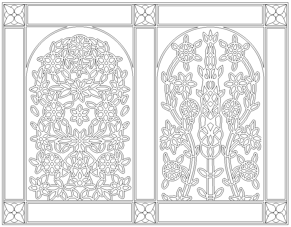 Gate Design Gallery Image DWG AutoCAD file - Cadbull