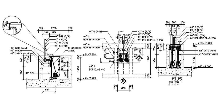 Gate Valve In Plant Drawing Download 2d AutoCAD Drawing file. - Cadbull