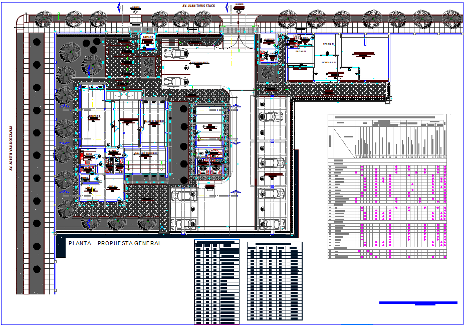 General plan of remodeling of office dwg file - Cadbull