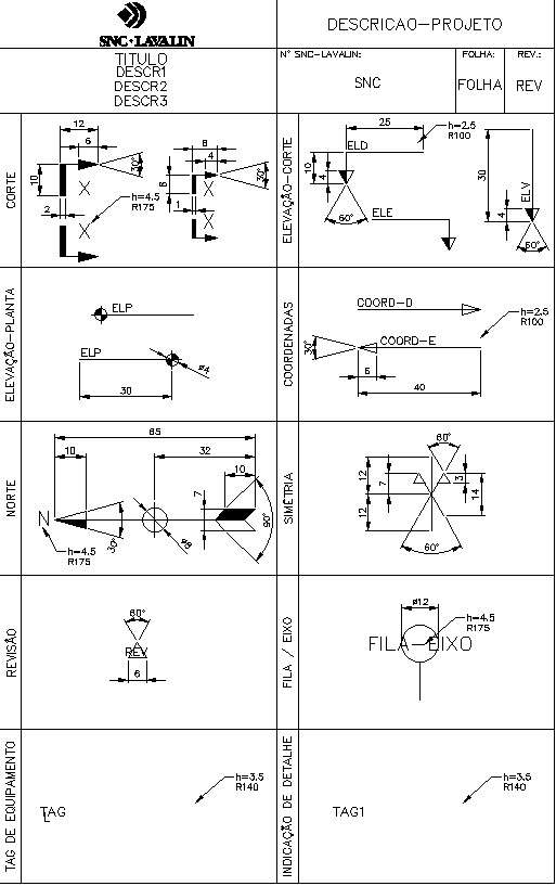 General symbols cad blocks in AutoCAD, dwg file. - Cadbull