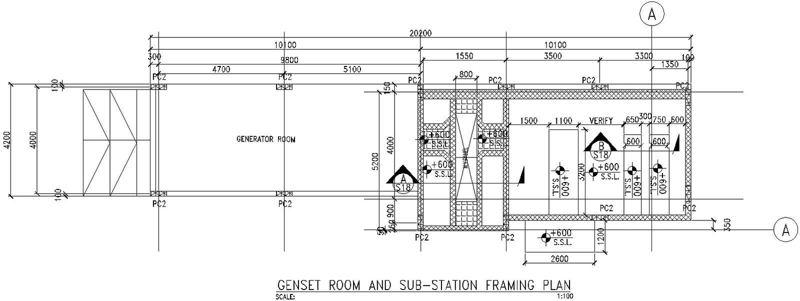 genset-room-and-sub-station-framing-plan-in-autocad-dwg-files-cadbull