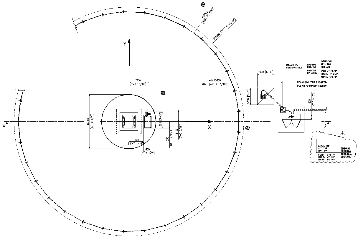 Giant Sky Chaser Detail Section DWG AutoCAD file - Cadbull