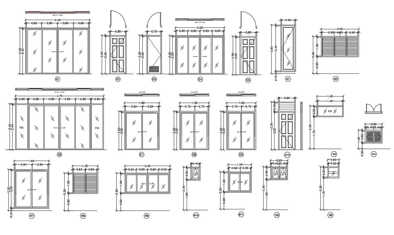 Glass Door And Window Design - Cadbull