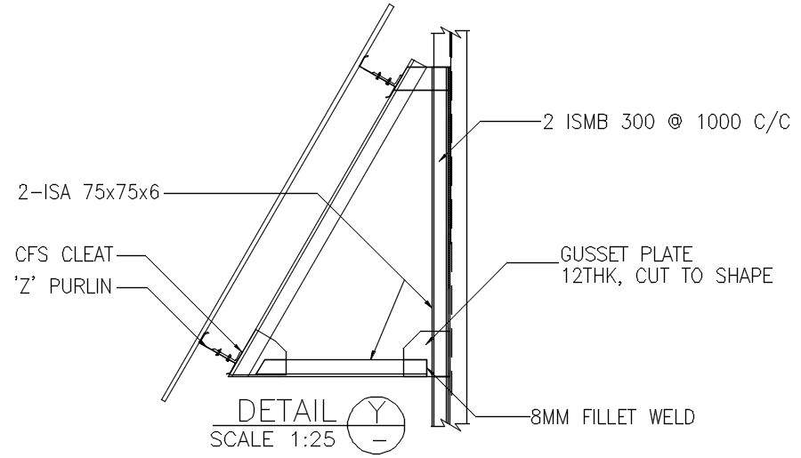 Glass Curtail Wall Section Drawing DWG File - Cadbull