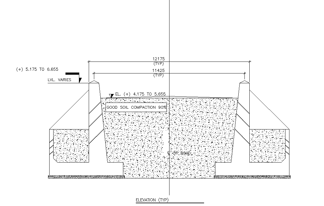 Good soil compaction stated in this AutoCAD file. Download this 2d
