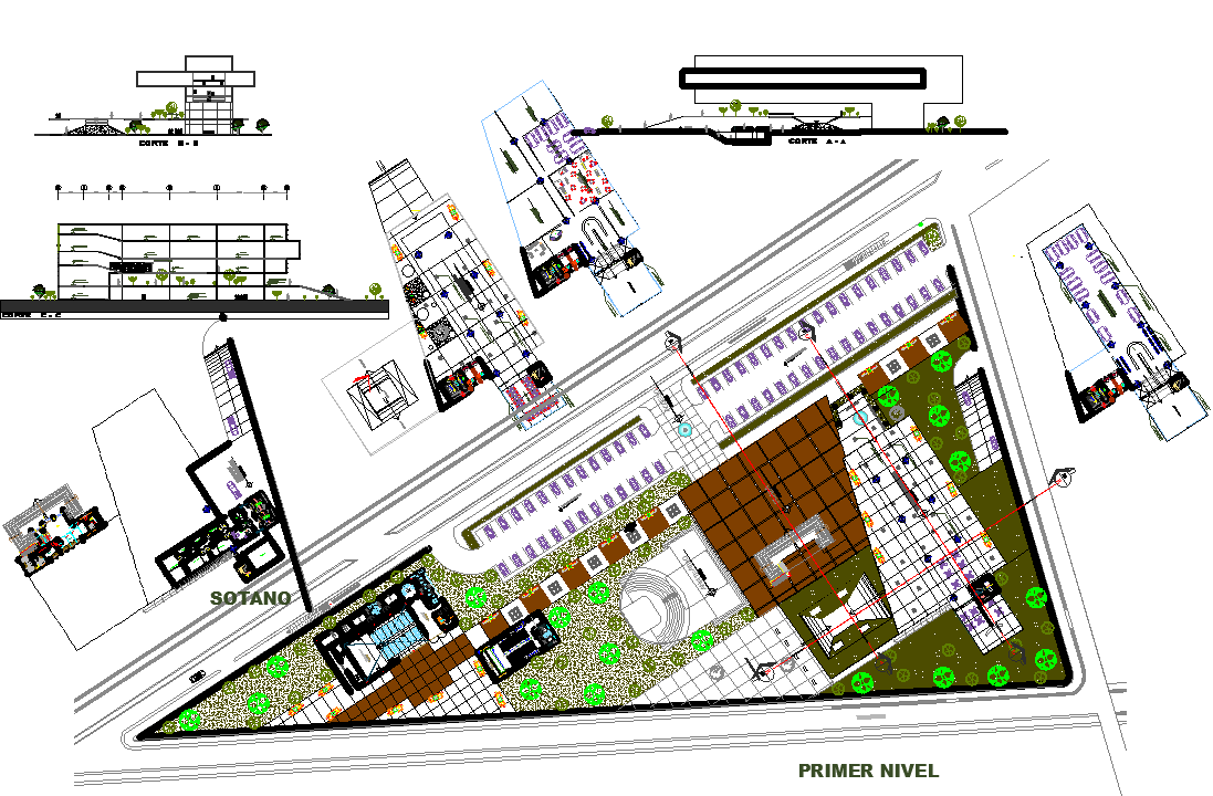 Government Municipal Project dwg file - Cadbull