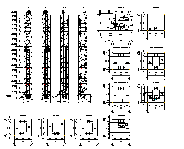 Grain dryer machine dwg file - Cadbull