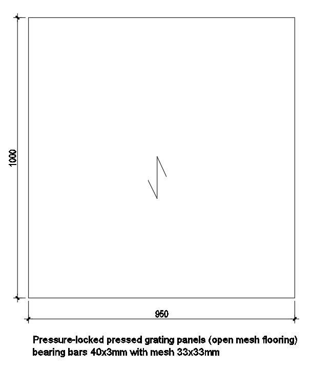 Grating Panel Design In Autocad 2d Drawing Dwg File Cad File Cadbull 