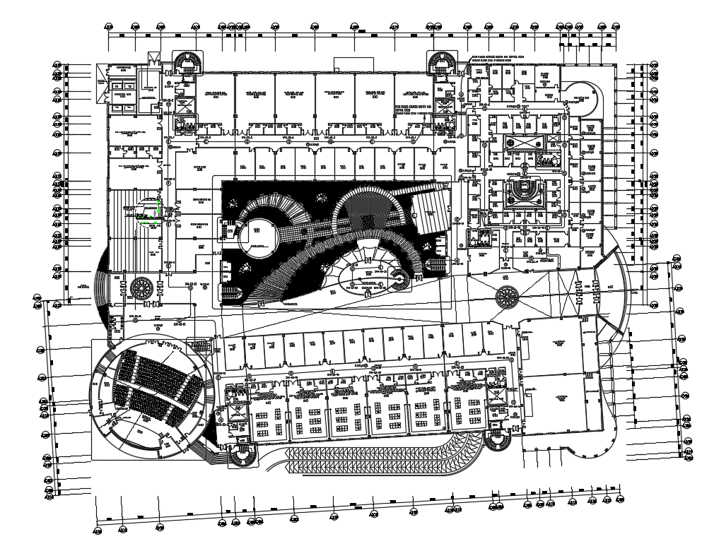 Medical College Architecture Layout Dwg File Cadbull 