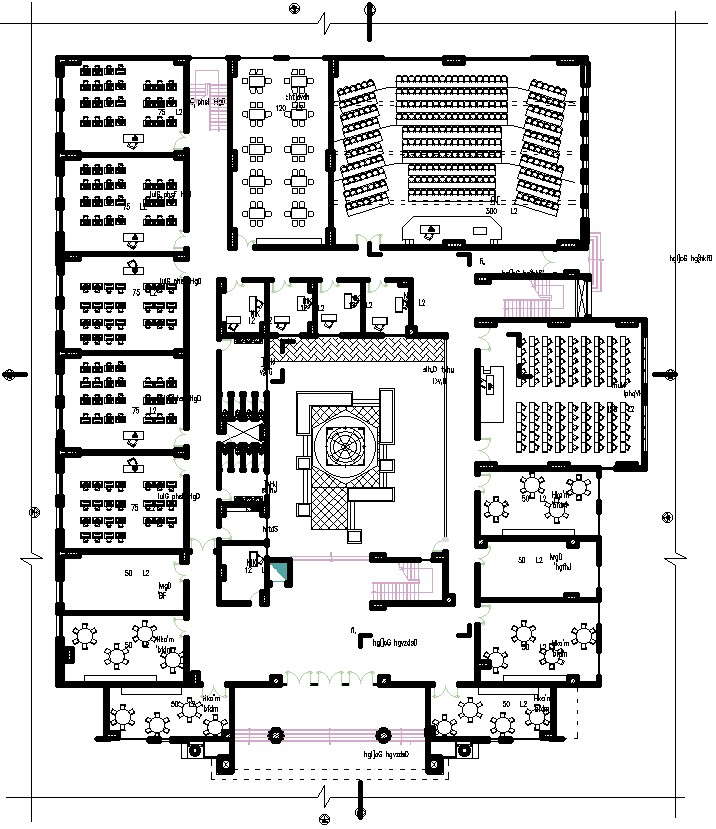 ground-floor-furniture-layout-of-a-collage-in-autocad-cadbull