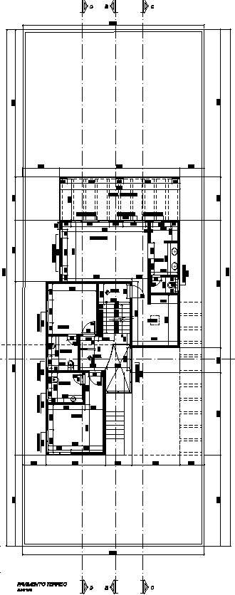 Ground floor plan of modern house - Cadbull