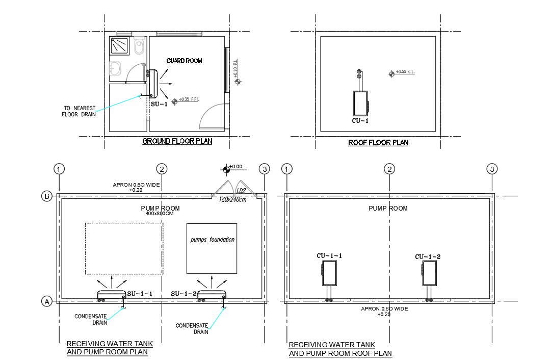 guard-house-water-tank-cadbull