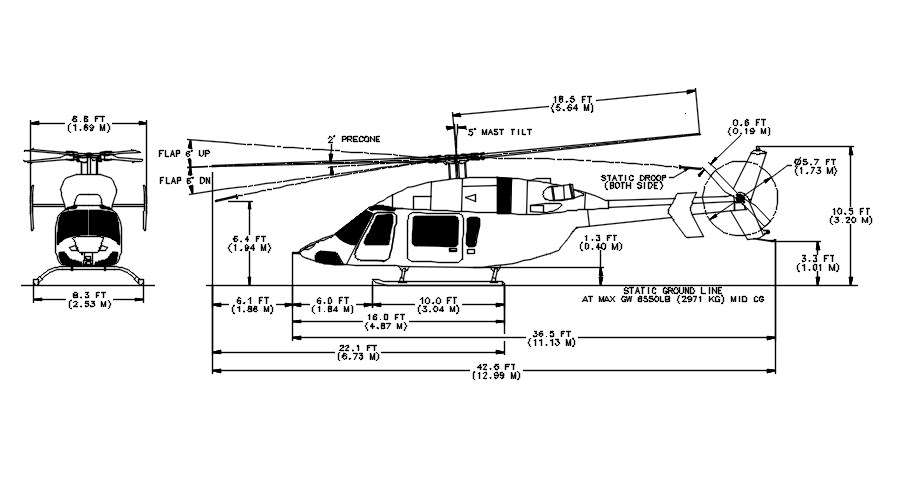 Helicopter design in detail AutoCAD drawing, dwg file, CAD file - Cadbull