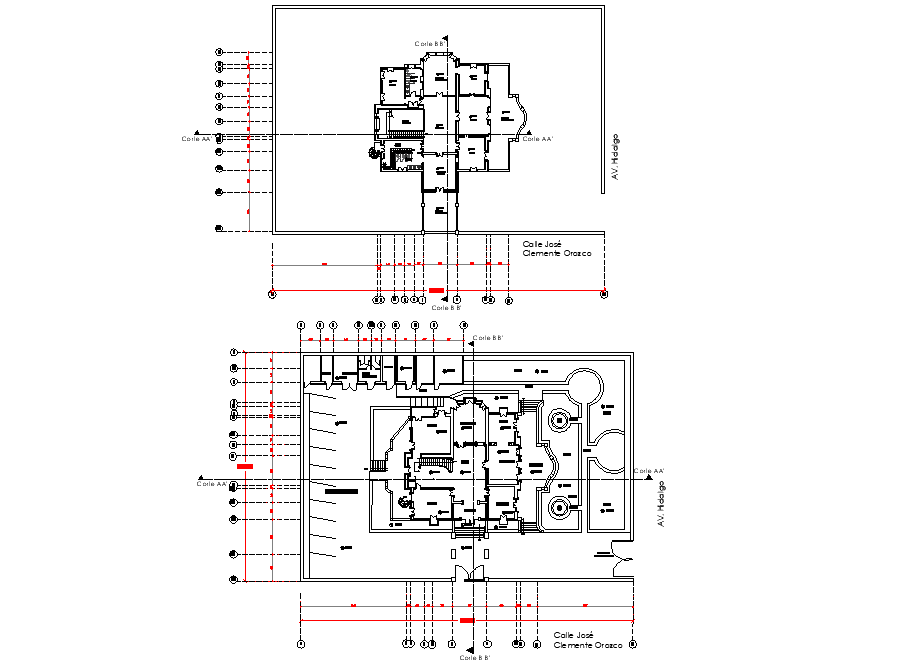 heritage-house-plan-autocad-file-cadbull