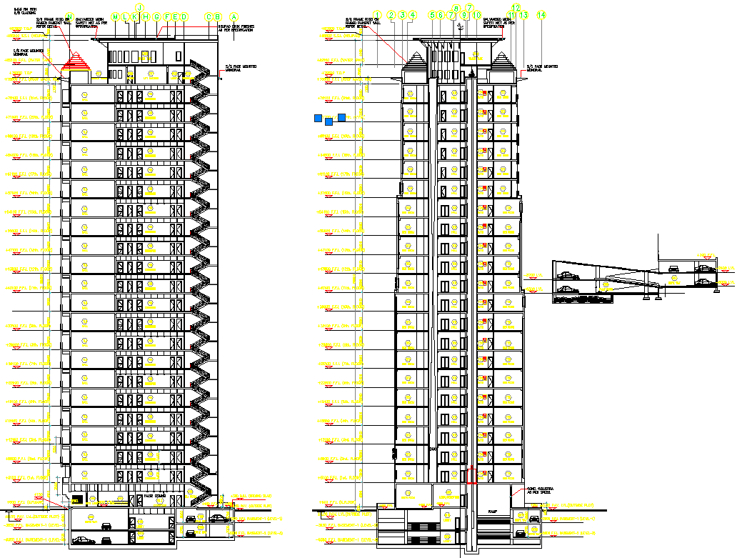 High Rise Building Layout Plan Design Dwg File Buildi - vrogue.co