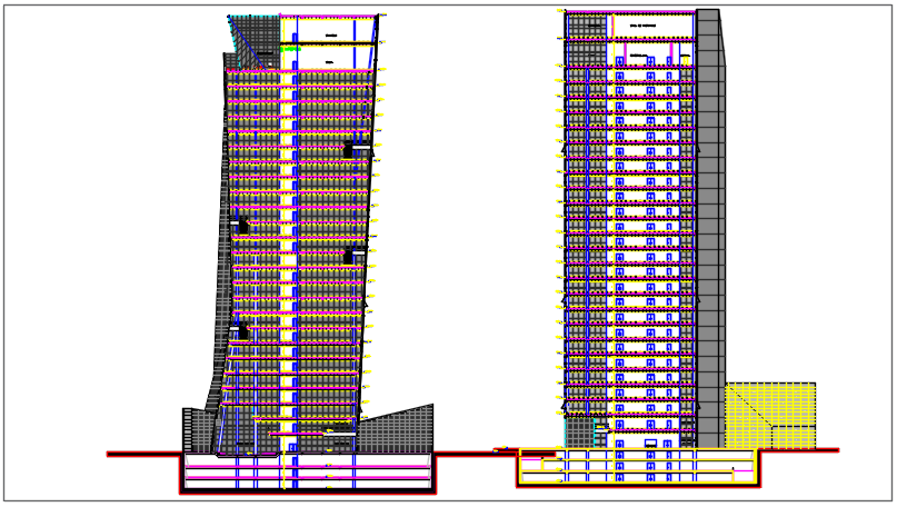 Elevation And Section Detail High Rise Building Autoc Vrogue Co