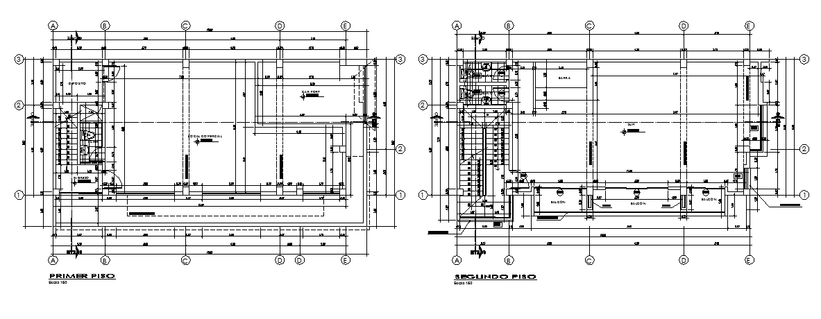 Home trade layout plan dwg file - Cadbull