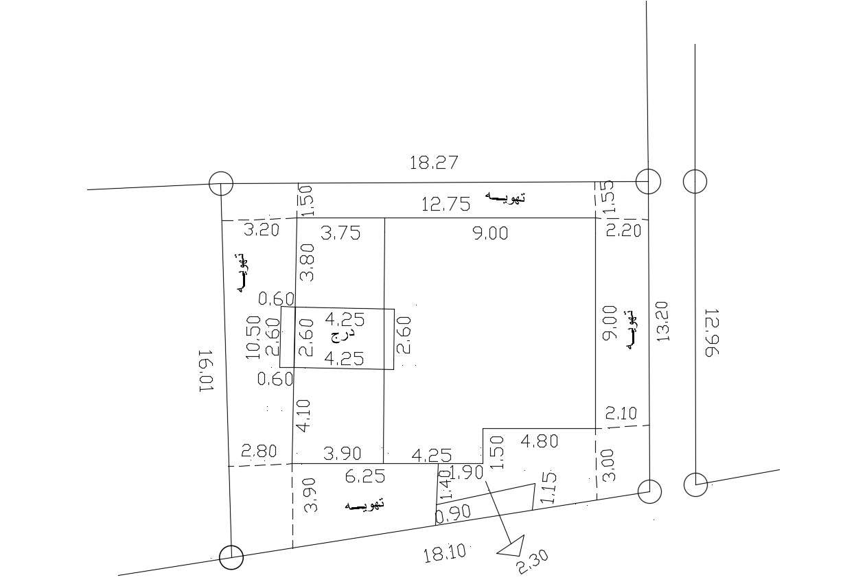 Home Site Plot Land Survey Drawing Free Download Cadbull