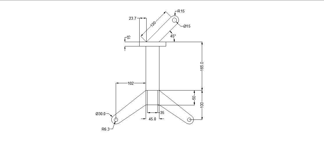 Hook elevation drawing block details dwg file - Cadbull