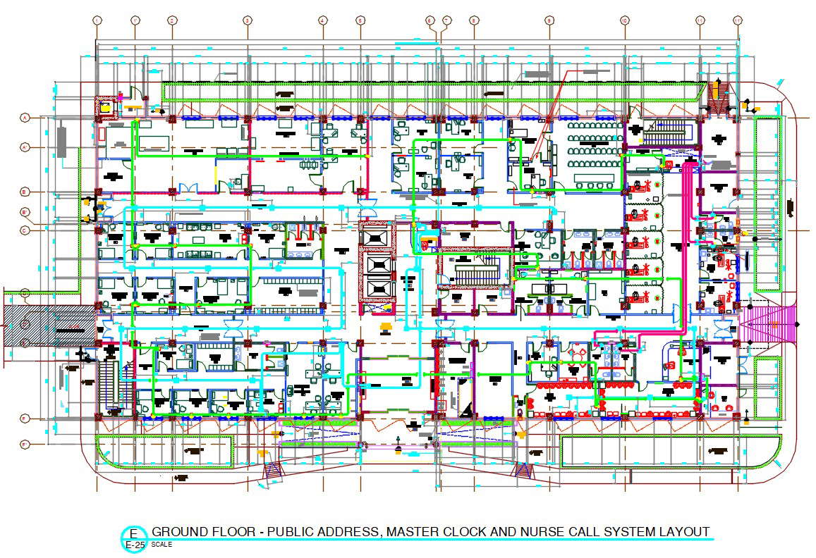 Detail Hospital Floor Plan