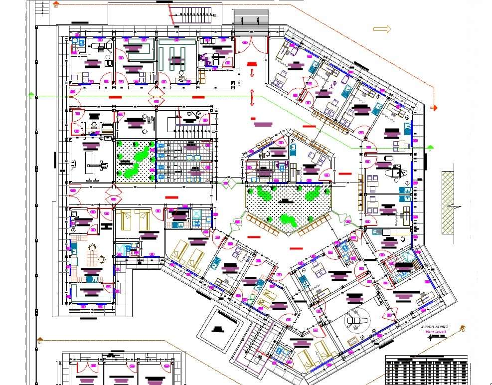 Hospital Project Master Plan Autocad Drawing Dwg File Cadbull | Images ...