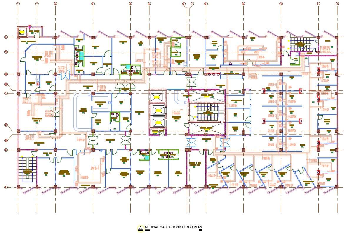 Hospital Medical Gas Floor Plan Design Autocad File Cadbull My Xxx