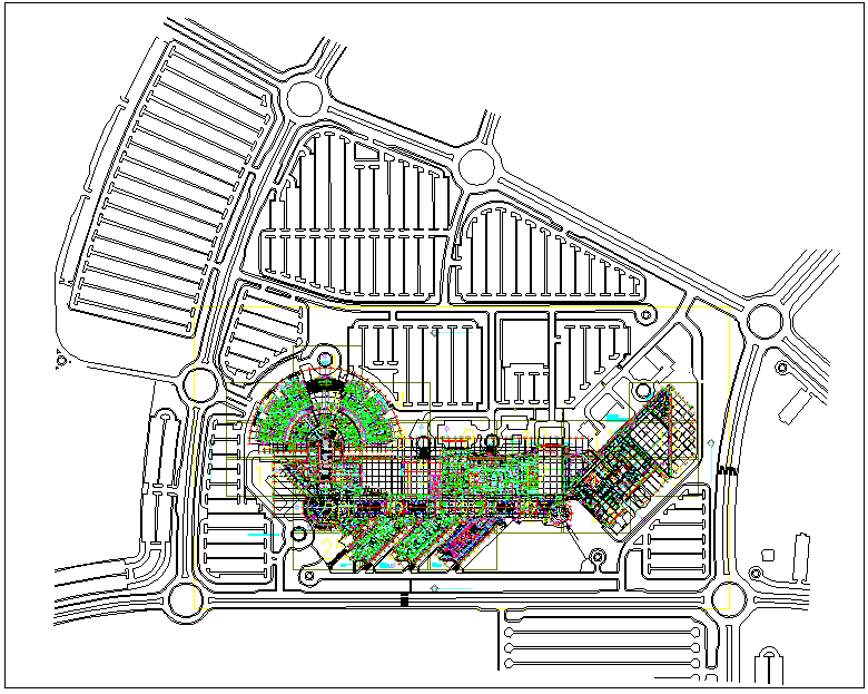 Hospital Plan Layout Design Dwg File - Cadbull