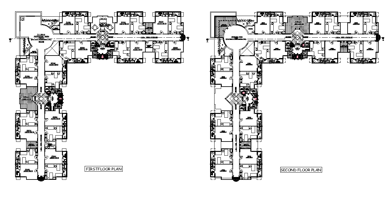 Hostel Design Floor Plan Floorplans click