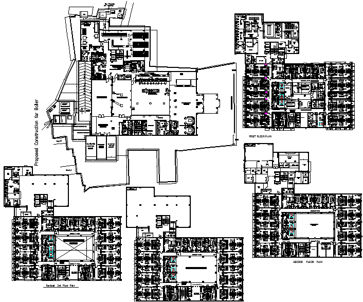 Hotel 6 store design Furniture Layout - Cadbull