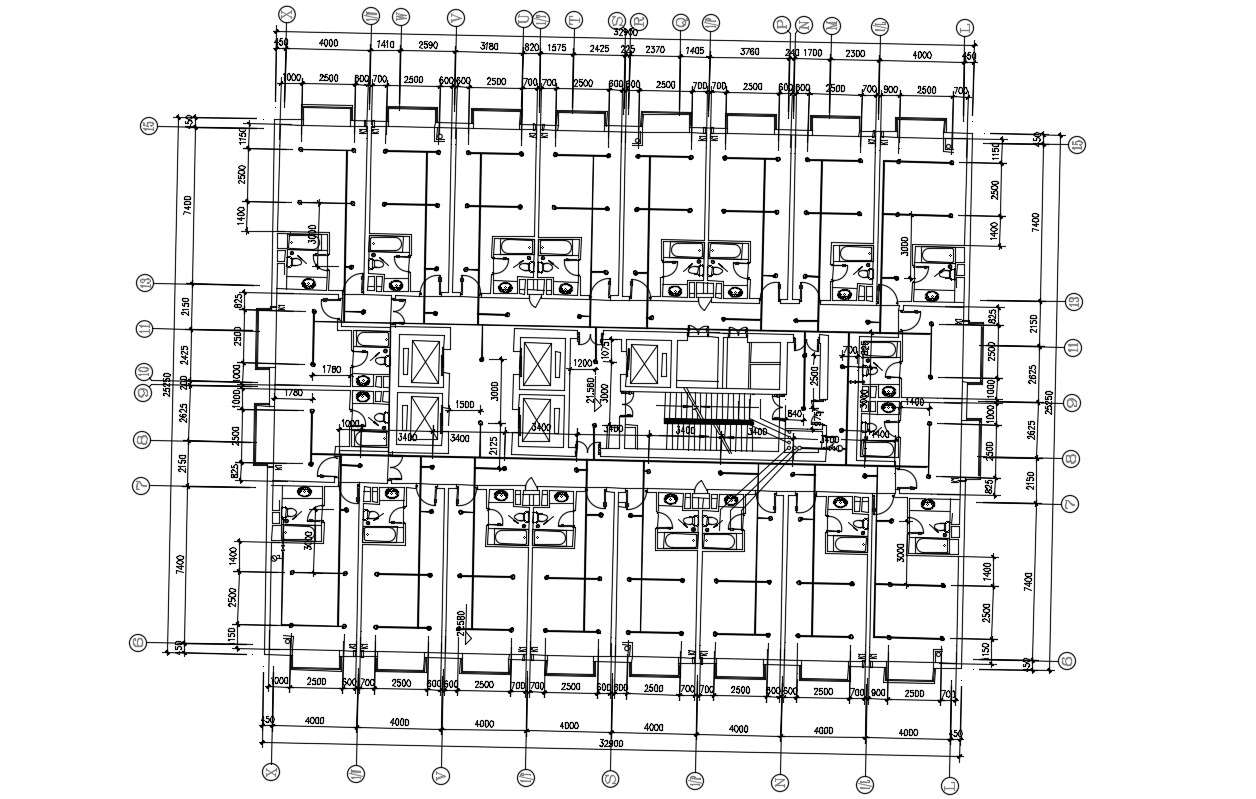 Hotel Room Floor Plan Layout CAD Drawing - Cadbull