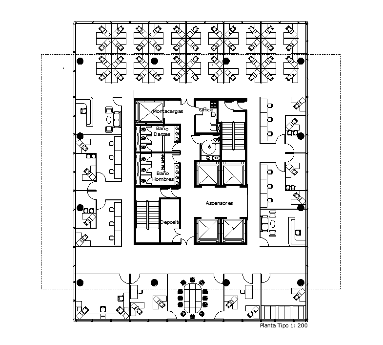 Hotel Floor Plan Detail Drawing Specified In This Autocad Drawing File Download The AutoCAD