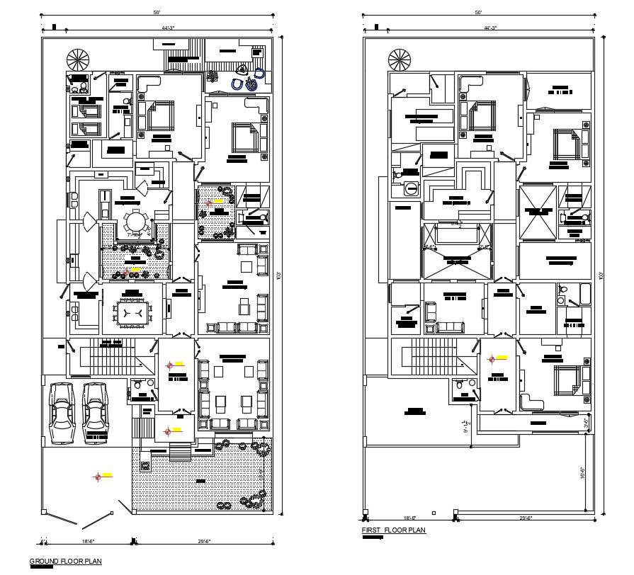 house-construction-plan-cadbull