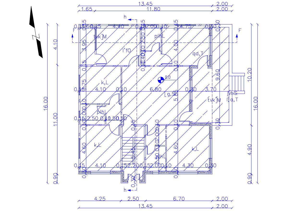  House  Floor Plan  AutoCAD Working  Drawing  DWG File Cadbull