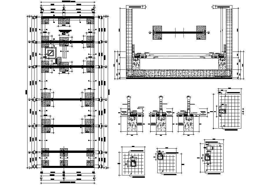 House Foundation Plan Dwg File Cadbull