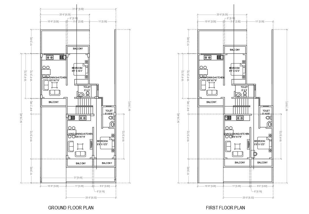 House Furniture Layout Plan of DWG File - Cadbull