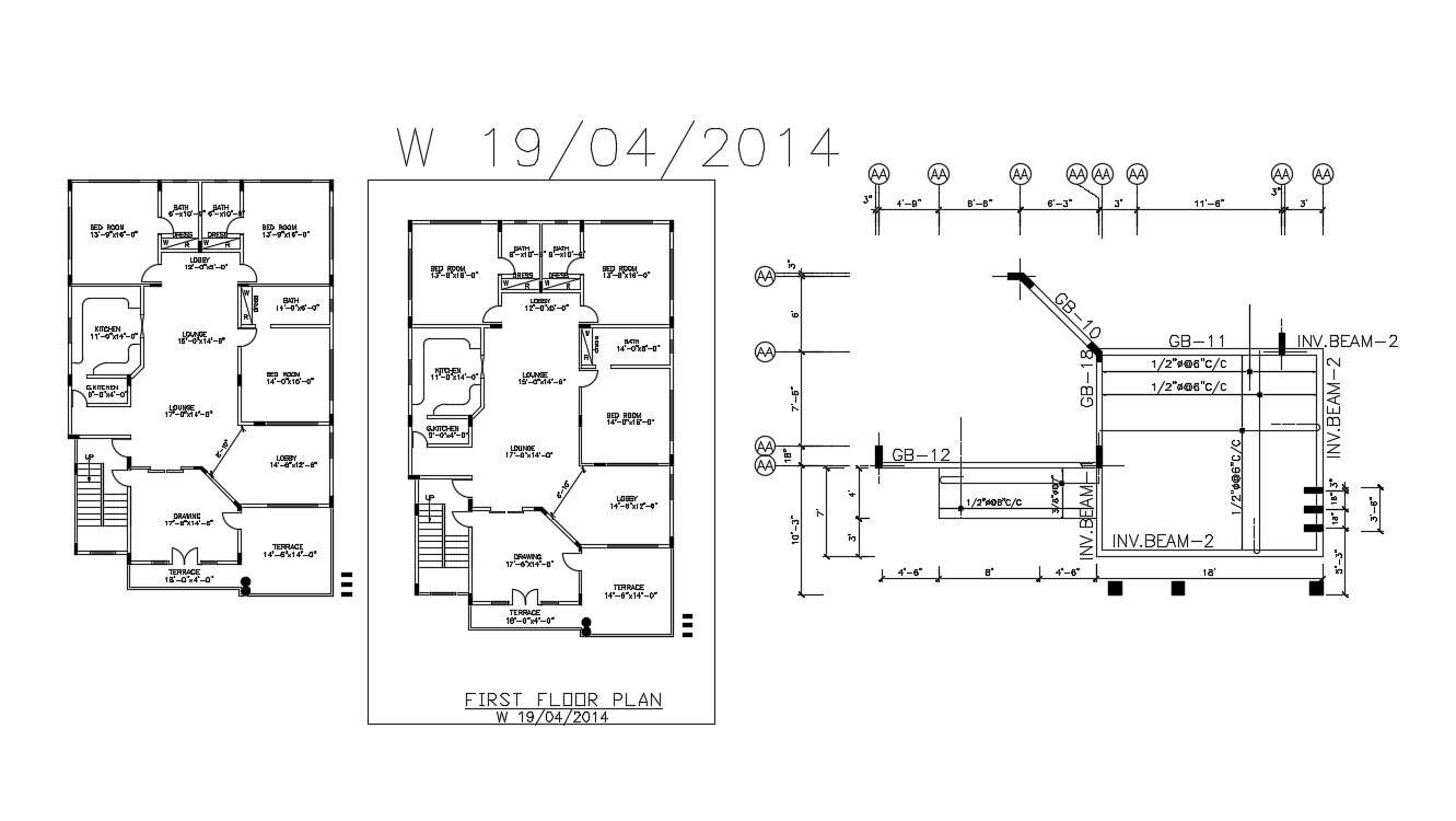 house-layout-design-cad-plan-cadbull