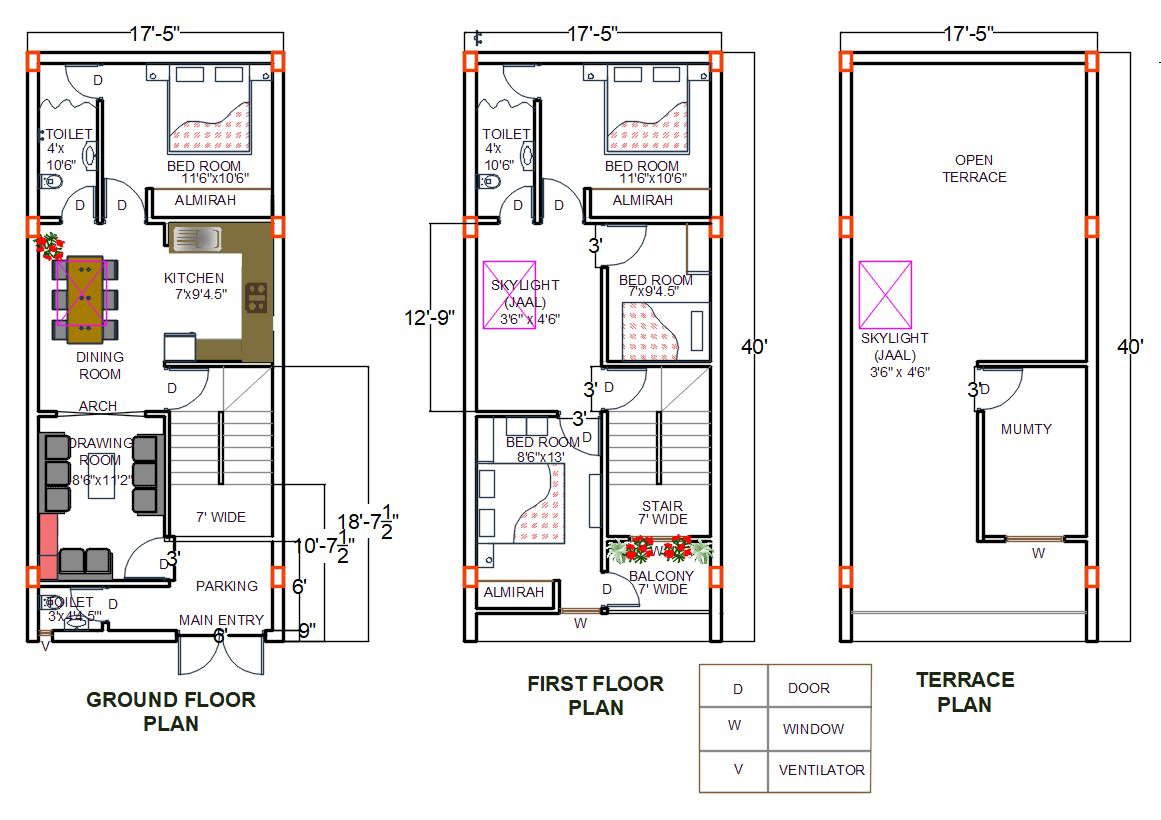 House Layout Plan Cadbull