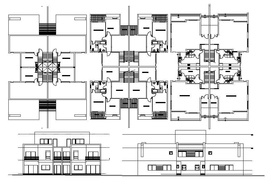  House  Plans  Drawing  Samples  CAD File Cadbull