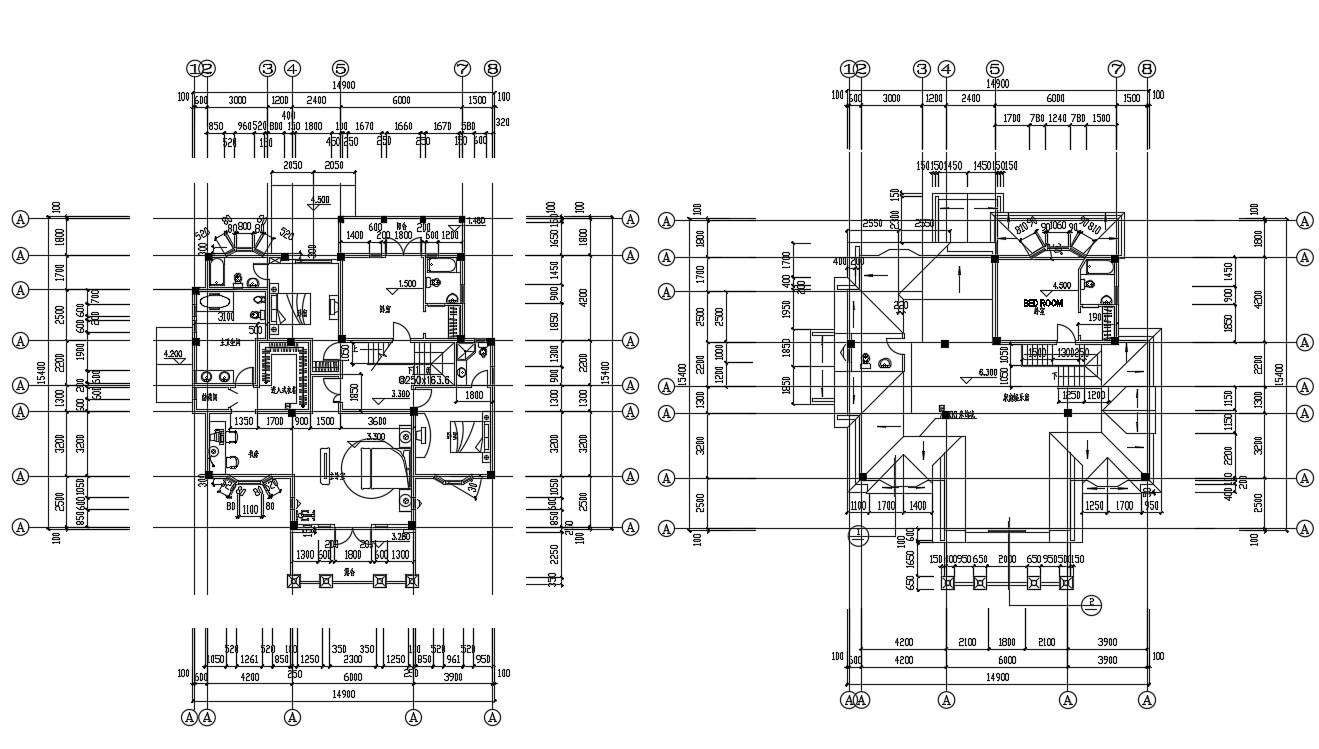 house-plans-with-dimensions-in-meters-cadbull