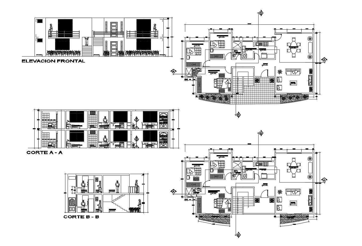 House Design 1805mtr X 865mtr With Detail Dimension In Autocad Cadbull