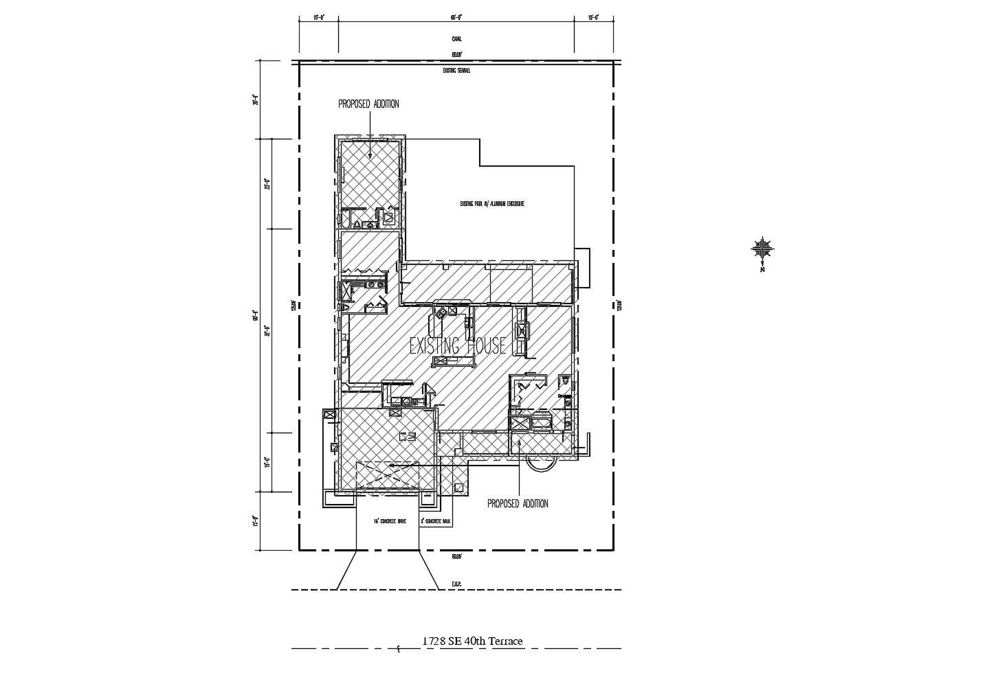 House drawing of 80'x 90' with detail dimensions in Autocad - Cadbull