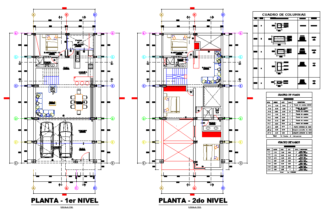 House Map Plan Autocad File Cadbull