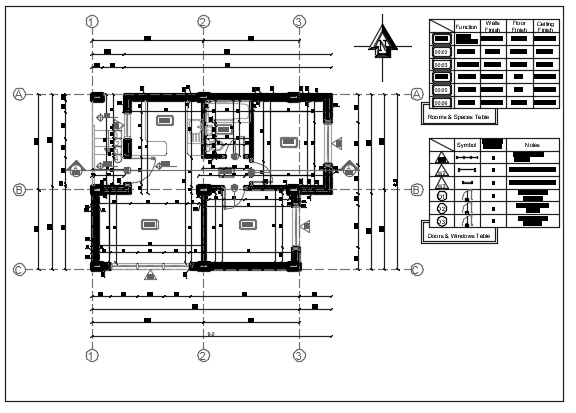 House plan - Cadbull